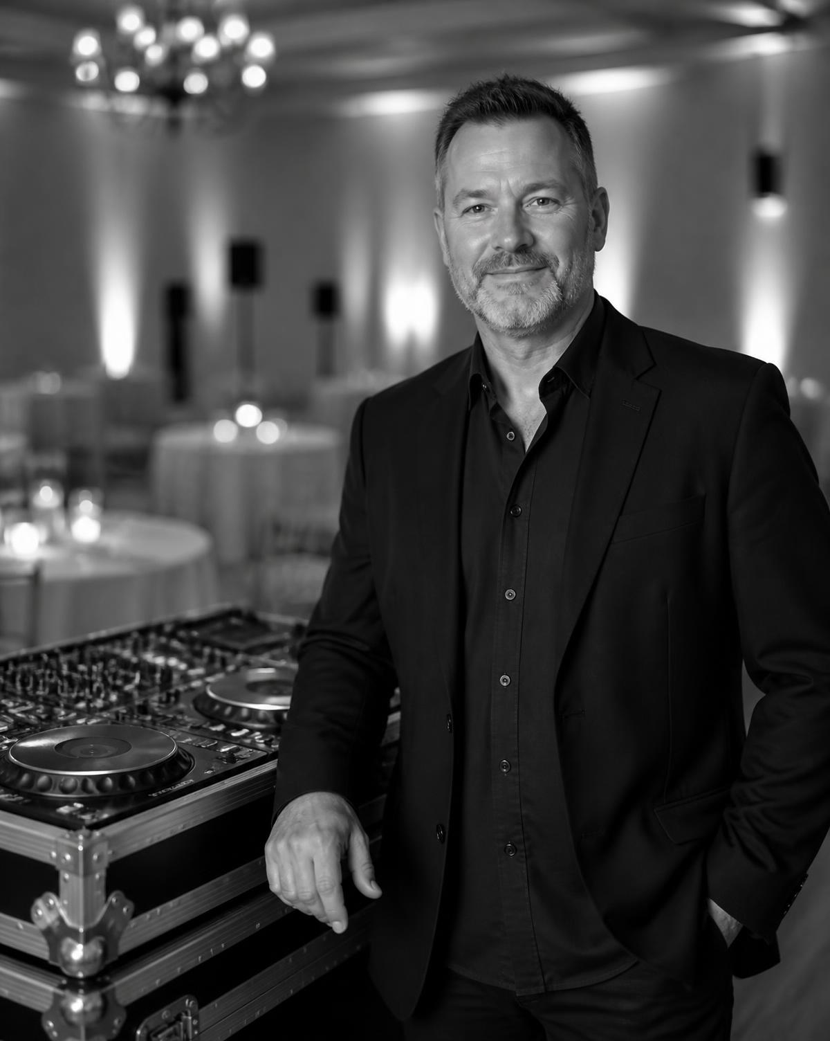 Allen Scott Rabenold, owner of DJ Retro Productions